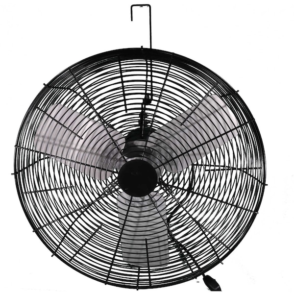 Hessaire Air Circulator, Rafter Mount, 24 in Blade Dia 24B4B-S - main